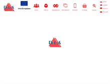 Tablet Screenshot of delta-debica.pl